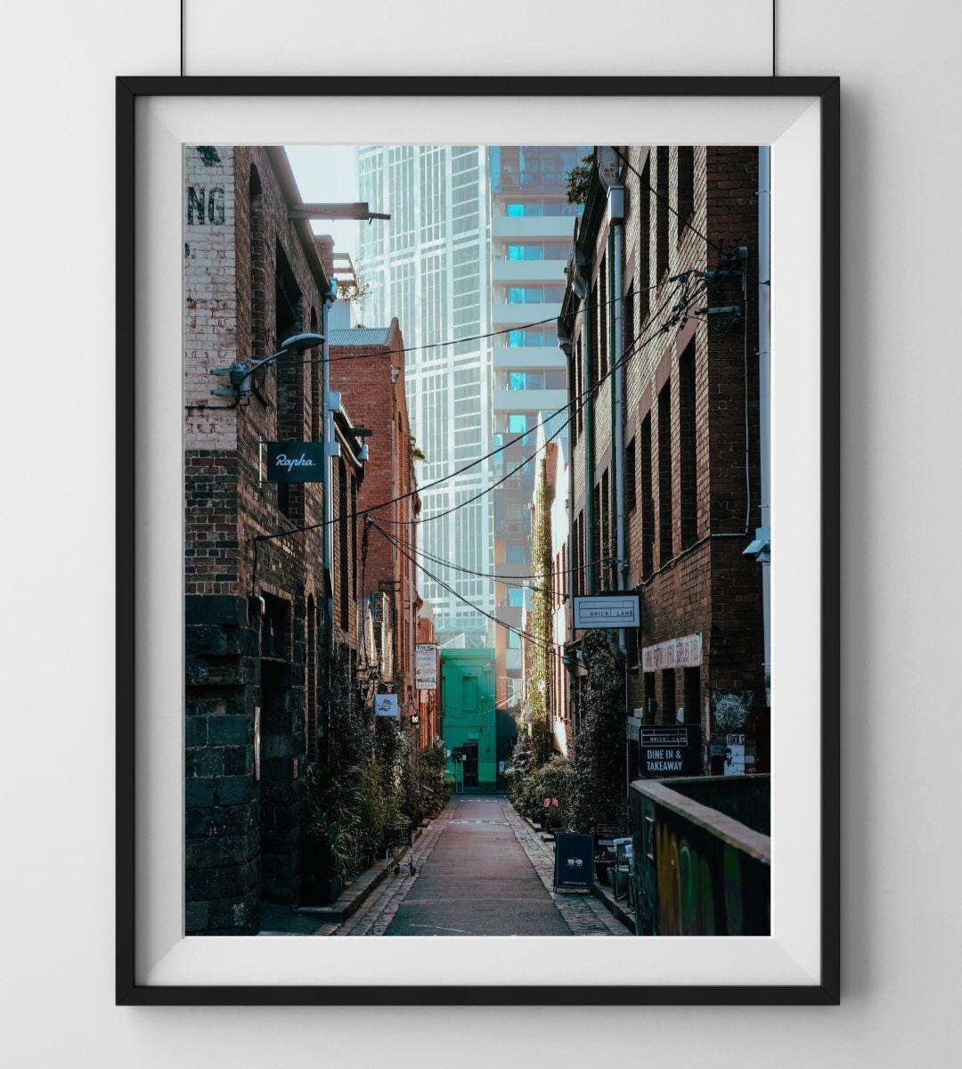 Melbourne Laneway Photo Print: Urban Street Scene, Giclée Art