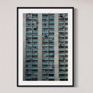 Hong Kong Tower Art Print: Urban Cityscape Photography