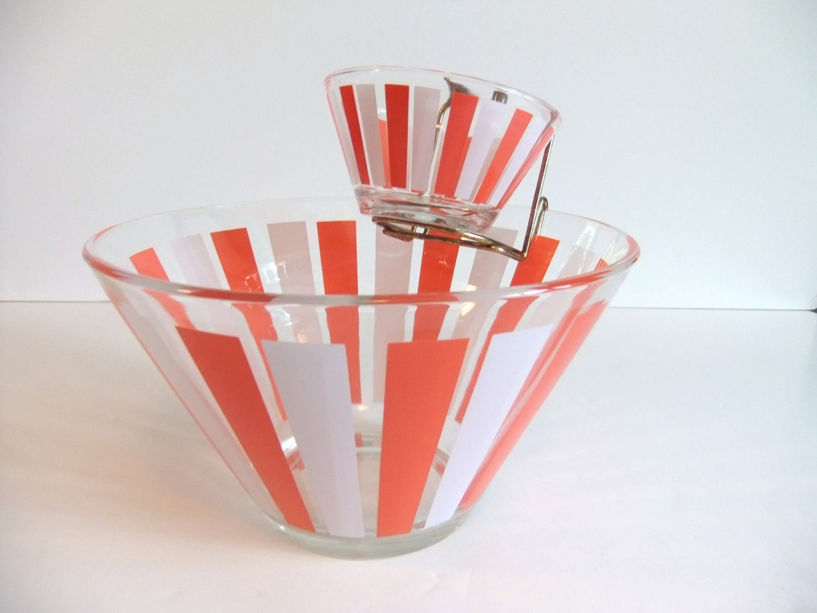 Vintage Chip and Dip Bowl Etsy