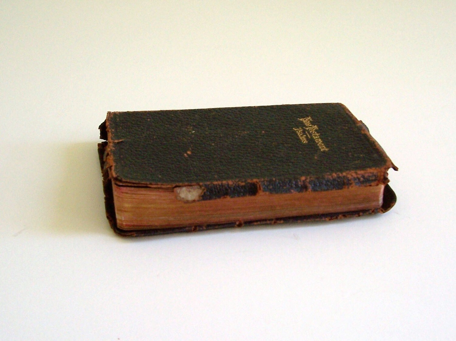 Vintage Small Leather Bible New Testament.Psalms Etsy