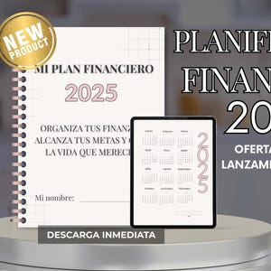 Planificador Financiero Mensual, Presupuesto Ahorro y Control de Gastos, Finanzas Personales, planner finanzas imprimible, editable en canva