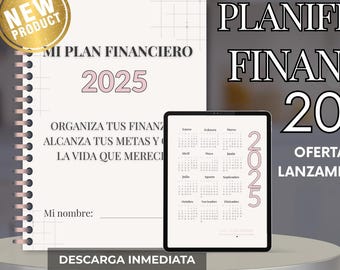 Planificador Financiero Mensual, Presupuesto Ahorro y Control de Gastos, Finanzas Personales, planner finanzas imprimible, editable en canva