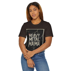 Metal Mama Unisex T-Shirt, Rocker Mutter Geschenk T-Shirt, Musik Mama Shirt, Heavy Metal Matriarch Top, alternative Familienkleidung