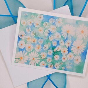 Conjunto de cartões Tumbling Daisies