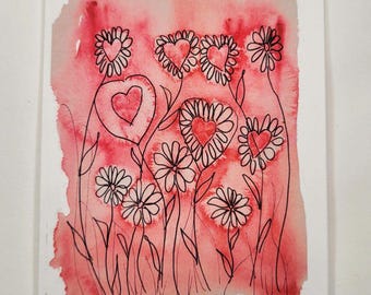 Juego de tarjetas - Jardín Místico del Corazón - 8 tarjetas y sobres