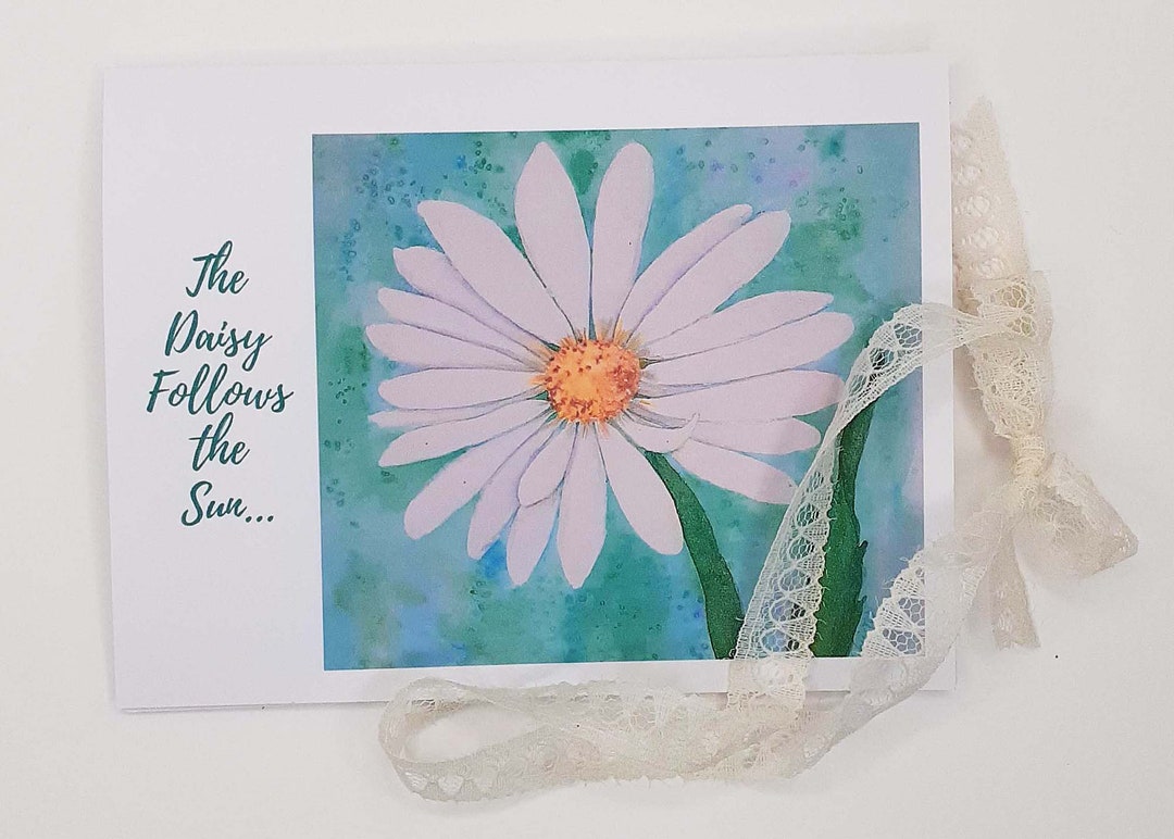 Daisy Watercolor Notecard Set - 8 Cards and Envelopes - Etsy