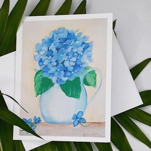 Beauty in Blue Notecard Set - 8 notecards and envelopes