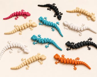 Lizard Cat Toy - Interactive Gecko Teaser for Cats