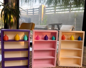 DIY Miniature Bookshelf – 3D Printed Library Shelf for Book Nooks & Dollhouses