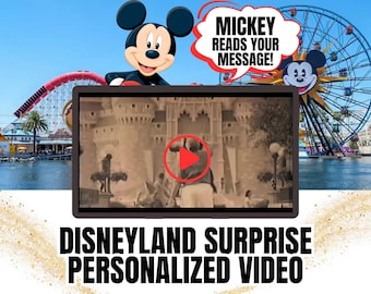 Personalized Theme Park Trip Reveal Video – Mickey Mouse Surprise Announcement