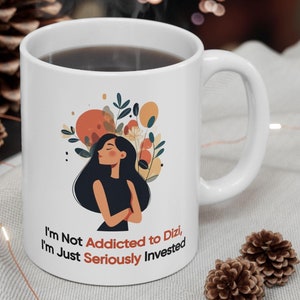 Turkish Drama Fan I&#39;m Not Addicted to Dizi Series Ceramic Coffee Mug | Unique Tea Cup for Turks with, Best Gift for Her, Turkey Funny Gifts