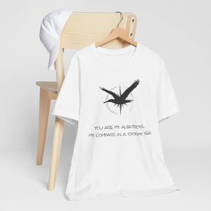 Erkenci Kus Albatross T-Shirt, Minimalist Tee, Turkish Drama Fan, Romantic Shirt Gift , Demet Özdemir, Can Yaman, Early Bird - 100% Cotton image 5