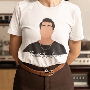 Ferit Korhan Minimalist Portrait White T-Shirt | Drama Yalı Çapkını Fan Art | Turkish Graphic Tee | Unique Gift Ideas | 100% Cotton Unisex