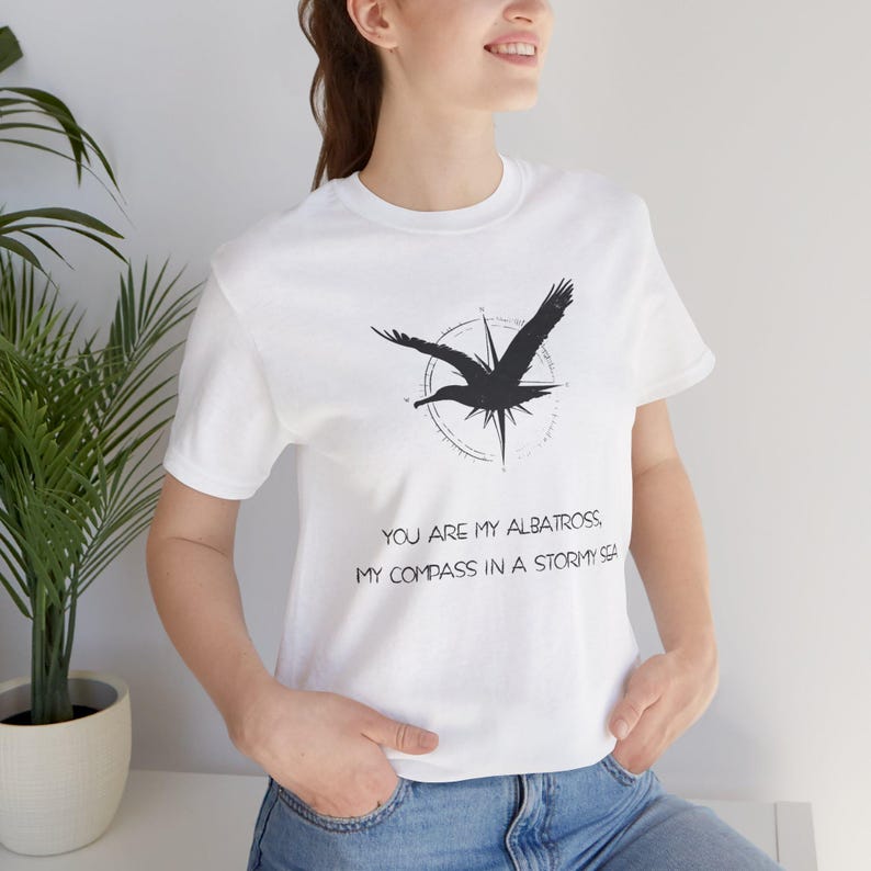 Erkenci Kus Albatross T-Shirt, Minimalist Tee, Turkish Drama Fan, Romantic Shirt Gift , Demet Özdemir, Can Yaman, Early Bird - 100% Cotton image 4