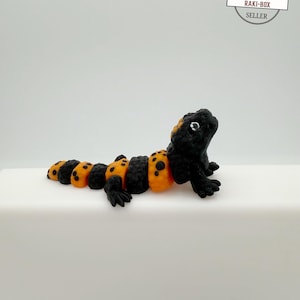Mini Gila Monster – 3D Printed Articulated Lizard Toy | Poseable Desert Reptile Figure | Collectible Mini Creature