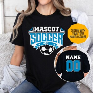 Custom Soccer mom Shirt, School Spirit Wear, Team Spirit Wear, Spirit wear Shirt Soccer Hoodie, Team Soccer Sweatshirt, Soccer Mom Shirt