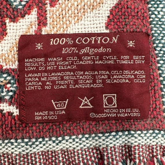 VINTAGE Goodwin Weavers '12 Days of Christmas' 65 X 45-in Tapestry
