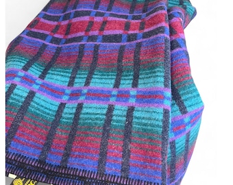 New Vintage RARE Pearce Woolrich Aztec Throw Blanket 60”x 84" Wool Blend 90's