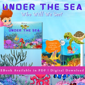 Under The Sea Adventures, Childrens Stories, Classroom Activities, Homeschool Learners, Fun Books, Picture book, Sea Creatures, PDF eBook