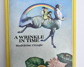 Vintage A Wrinkle in Time Paperback Madeleine L'Engle Newbery Award Winner Dell Yearling Retro Sci-Fi Fantasy Classic Children’s Literature