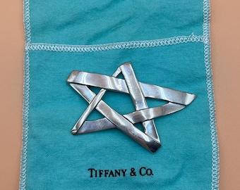 Tiffany & Co. Sterling Silver 925 Paloma Picasso Star Brooch Pin