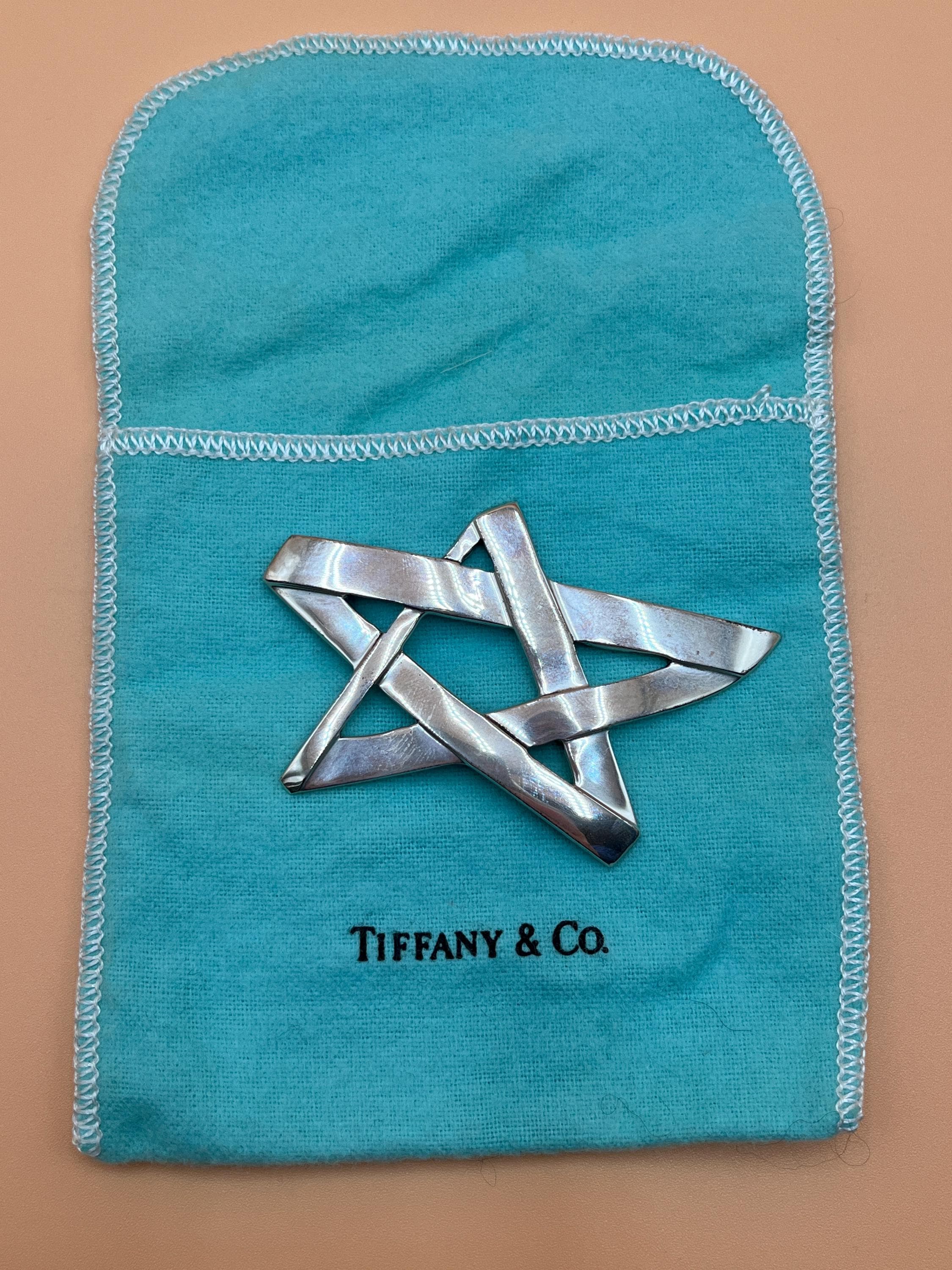 Tiffany & Co. Sterling Silver 925 Paloma Picasso Star Brooch Pin