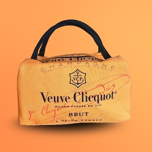Veuve Clicquot Insulated Lunch Tote Luxury Champagne Orange Picnic