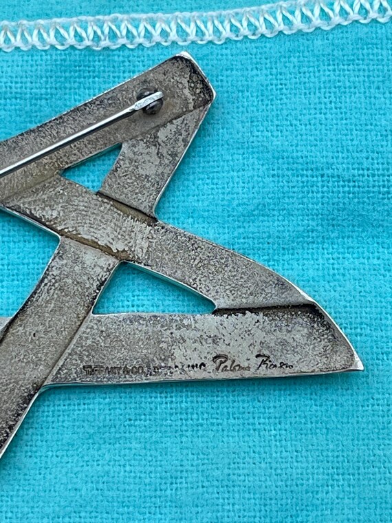 Tiffany & Co. Sterling Silver 925 Paloma Picasso Star Brooch Pin