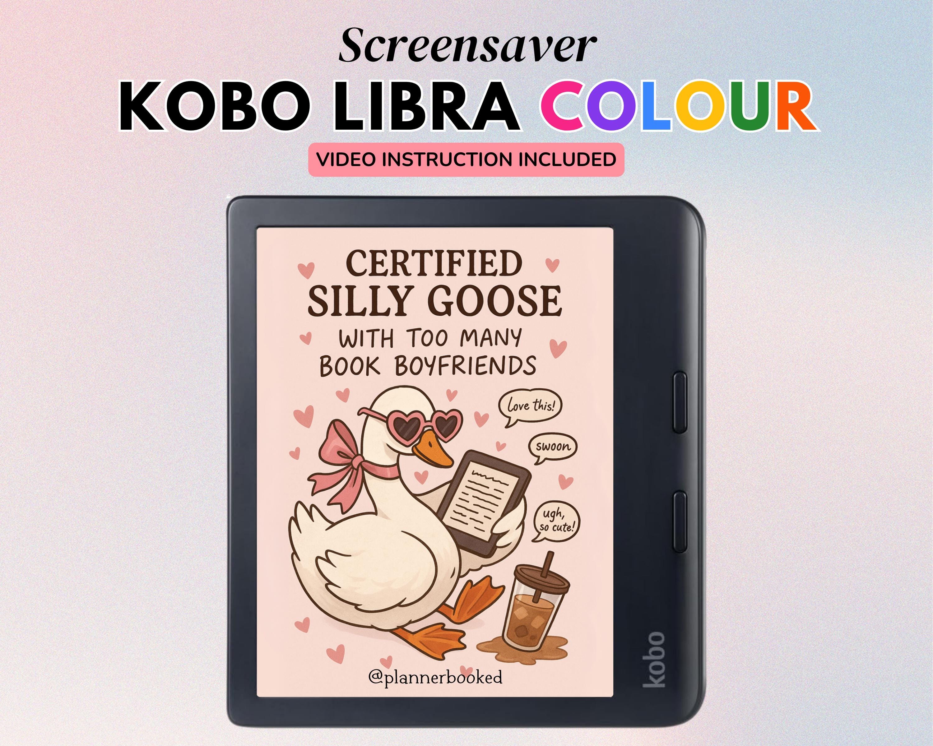 Kobo Libra Colour Screensaver, Kobo Clara Colour Wallpapers