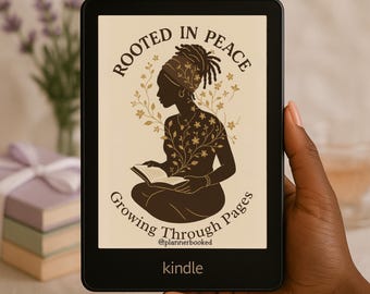 Black Girl Kindle Lock Screen, Kindle Colorsoft and Kindle Paperwhite Screen Saver, Kindle Scribe Kindle Basic Wallpaper, Digital Download