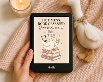 Kindle Colorsoft Ekran blokady, zabawny niestandardowy wygaszacz ekranu dla Kindle Paperwhite Digital Download Estetyczna tapeta Kindle Scribe Kindle Basic