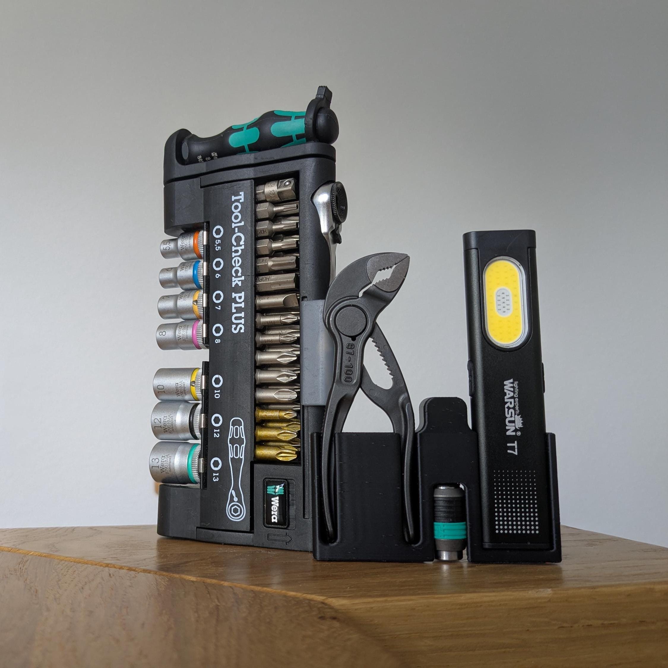 Wera Tool Check Plus Add-on for Rapidaptor, Knipex Cobra XS