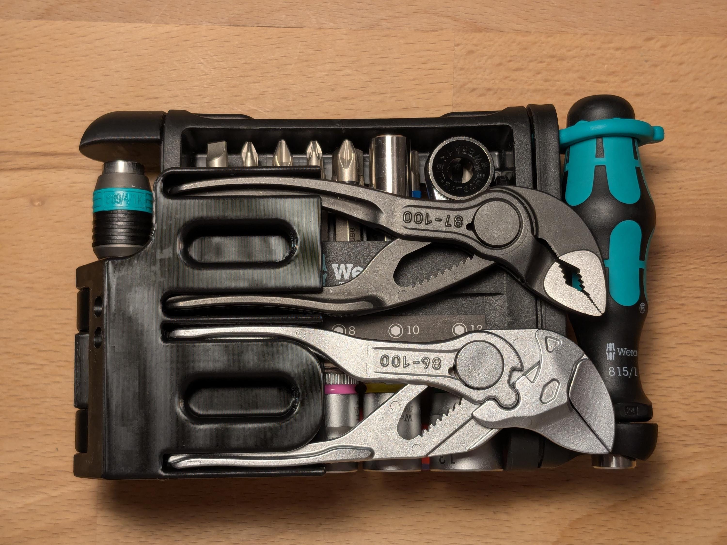 Wera Tool Check Mini / Modular Add-on Rapidaptor, Knipex Cobra