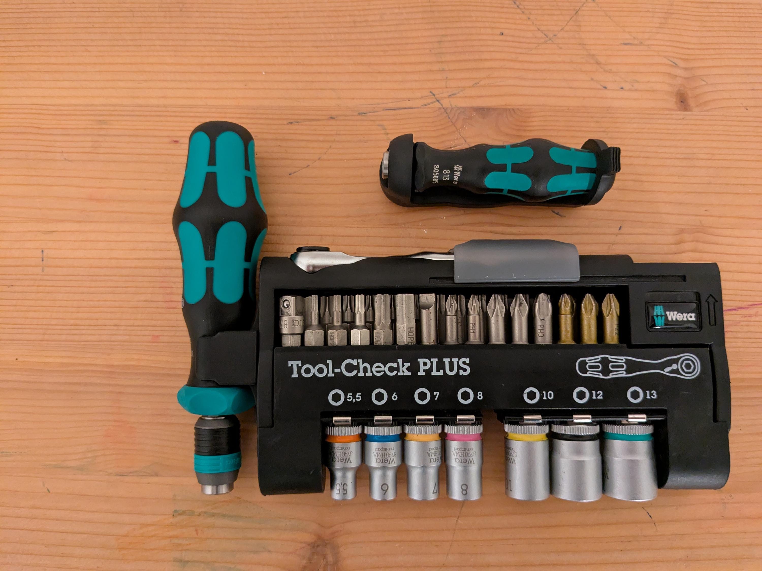 メンテナンス Wera Tool-Check PLUS Wera 05056490001 Tool-Check Plus Tool Set, 39 piece 1 Black