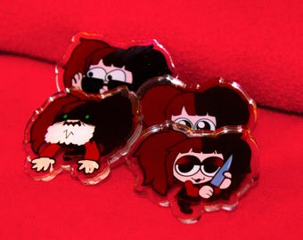 PRÉ-VENDA: Broches de acrílico com emotes da MissHo3VT