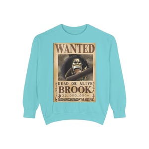 Brook One Piece Wanted Poster Unisex Sweatshirt, Hoodie, Anime Merch