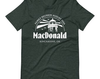 Updated Adult Tee - MacDonald Reunion