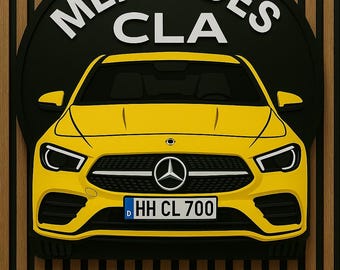 Gepersonaliseerde led-muurkunst autosilhouet: autodecor op maat