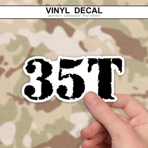 35T Sticker, Army MOS 35T Decal, MI Systems Maintainer Integrator, Military Intelligence Gift, Computer Systems, Army Gift