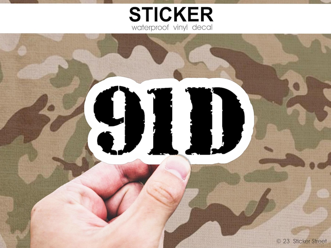 91D Sticker for Power-generation Equipment Repairer Sticker, 91 Delta ...