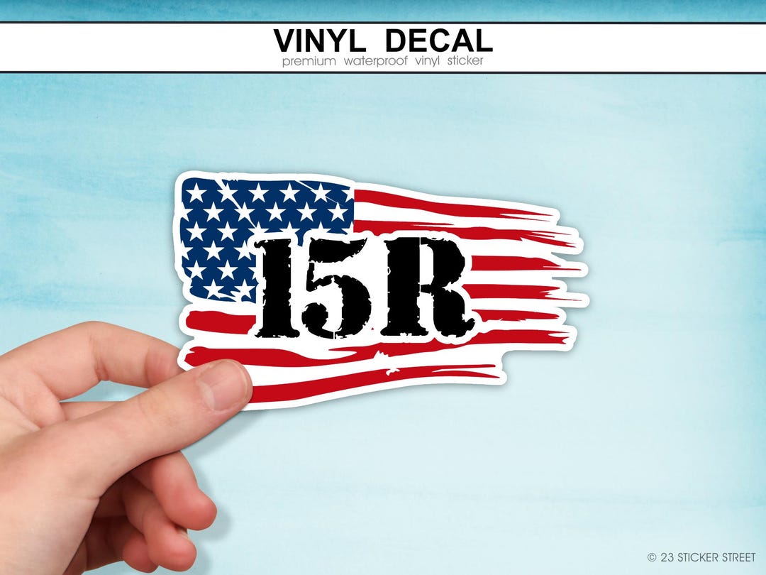 15R MOS Sticker for Army AH-64 Helicopter Repairer, 15 Romeo Aviation ...
