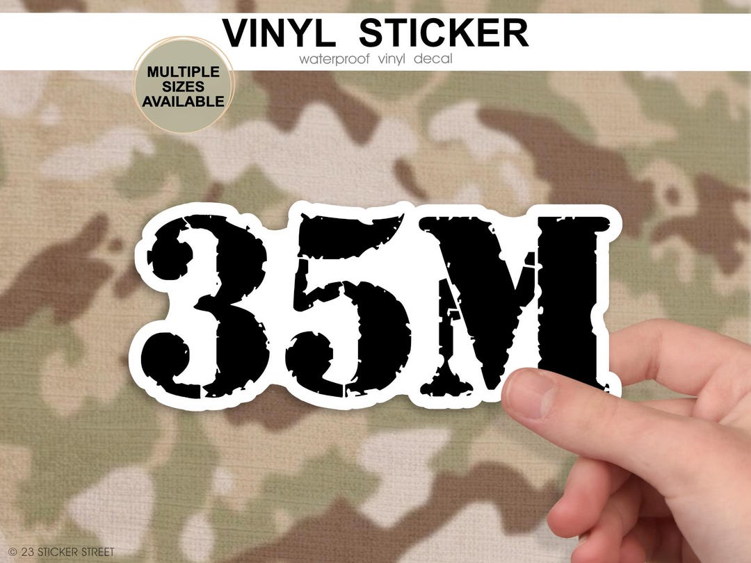 Army 35M Human Intelligence Collector Sticker, Military MOS 35 Mike ...
