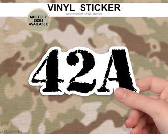 Pegatina 42A de Especialista en Recursos Humanos del Ejército / Regalo para Soldados para Especialistas en Recursos Humanos del Ejército de EE. UU.