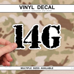 Army 14G Sticker for Air Defense Battle Management | ADA Command and Control, 14G Army MOS Decal