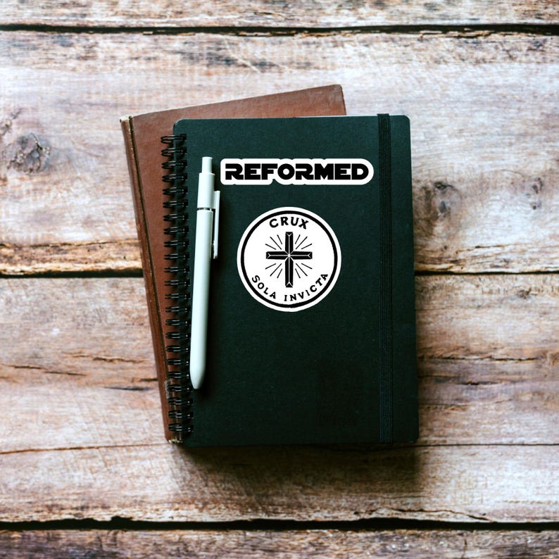 Reforms Stickers Reformed Vinyl Sticker With Futuristic Font, Reformed Theology Sticker ...
