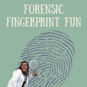 Forensic Fingerprint Science Booklet – STEM Crime Scene Activity for Kids | Homeschool & Classroom Detective Lesson
