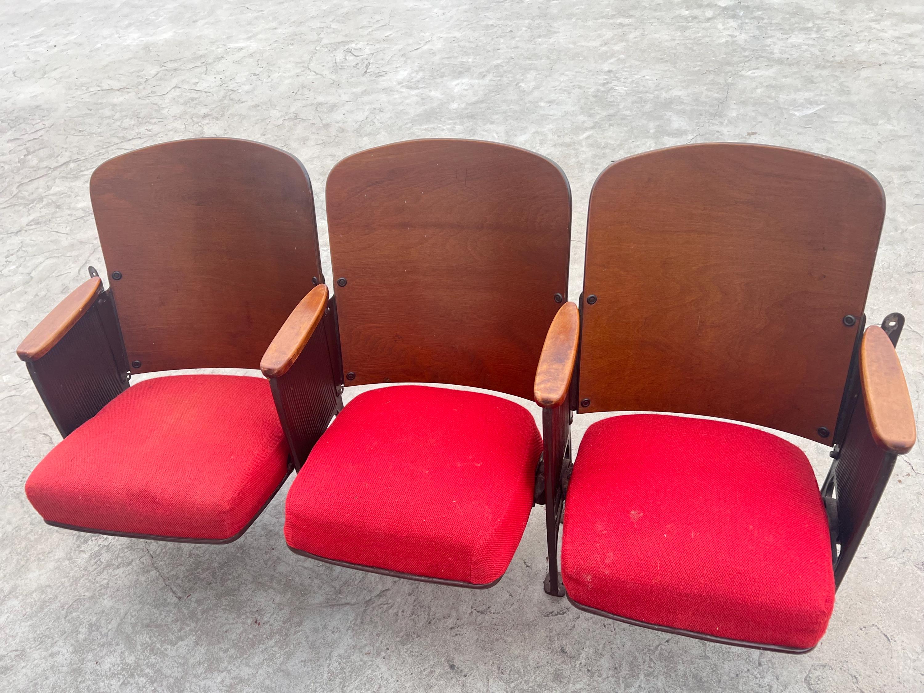 Vintage Cinema Chair - Etsy Vintage Cinema Chair - Etsy
