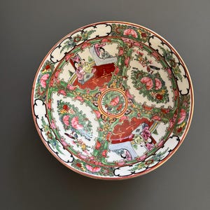 Vintage Chinese Porcelain Bowl, Marked, 7 1/4”W X 3 7/8”T - Etsy