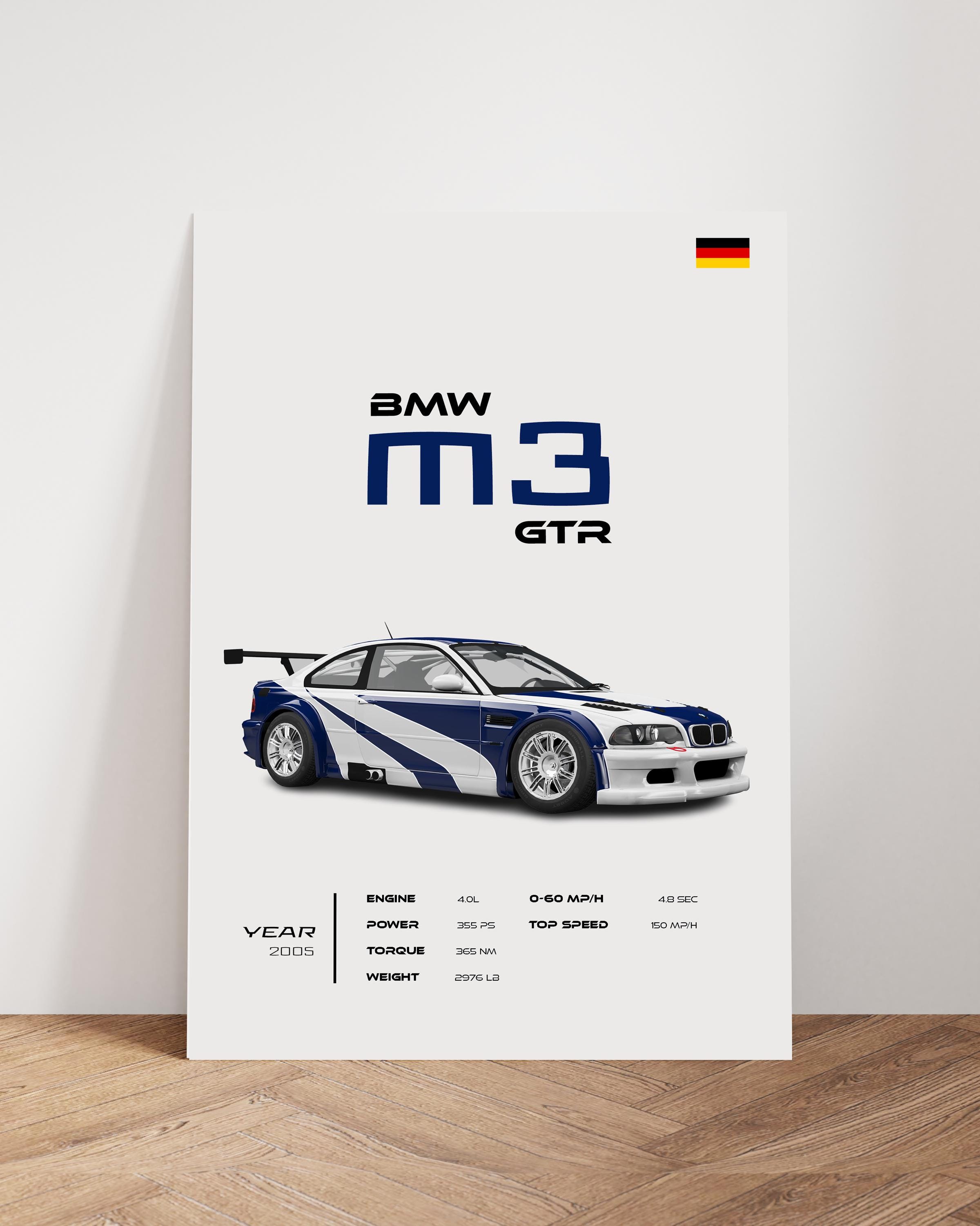 絶版品  M3 GTR Art Car Museum Ed アートカー This BMW M3 GTR is from 1992 and is one of the 19 official BMW Art