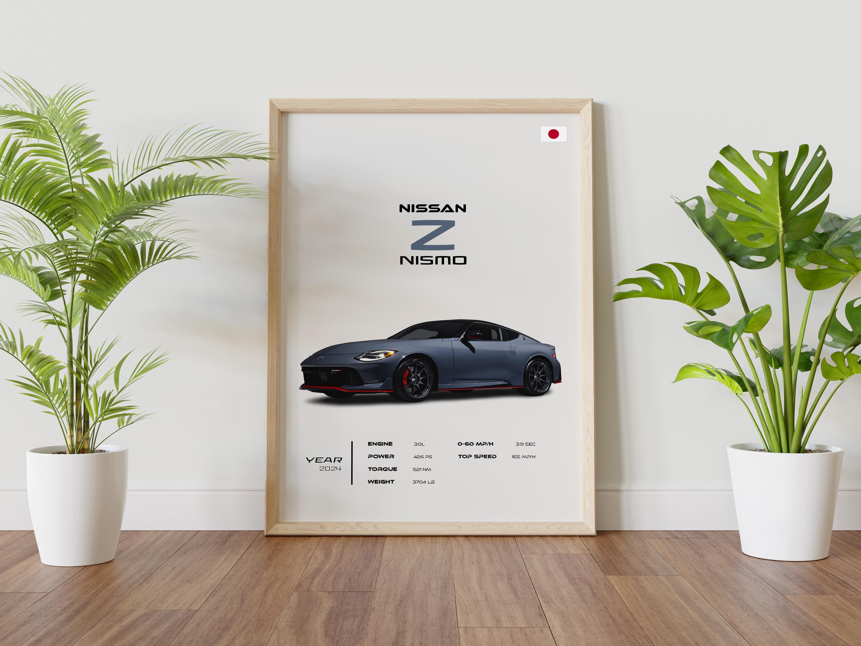 Nissan Z Nismo Poster - JDM Sports Car Wall Art, Garage Decor - Etsy